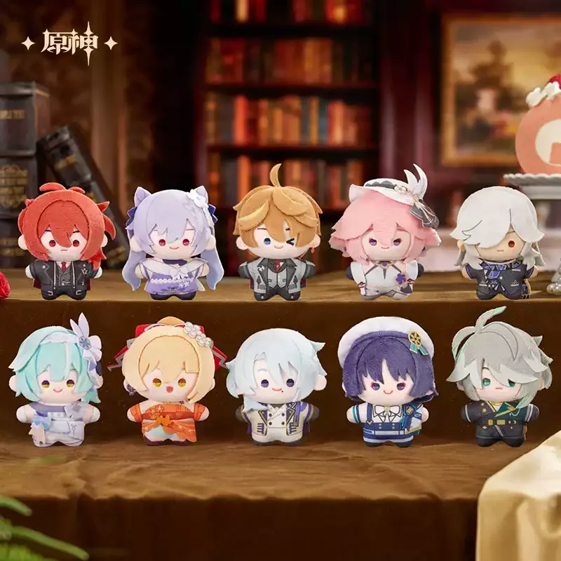 

Genuine Genshin Impact Resplendent Feast Series Chibi Keychain Blind Box Alhaitham Anime Figure Mystery Box Model Ornament Gift