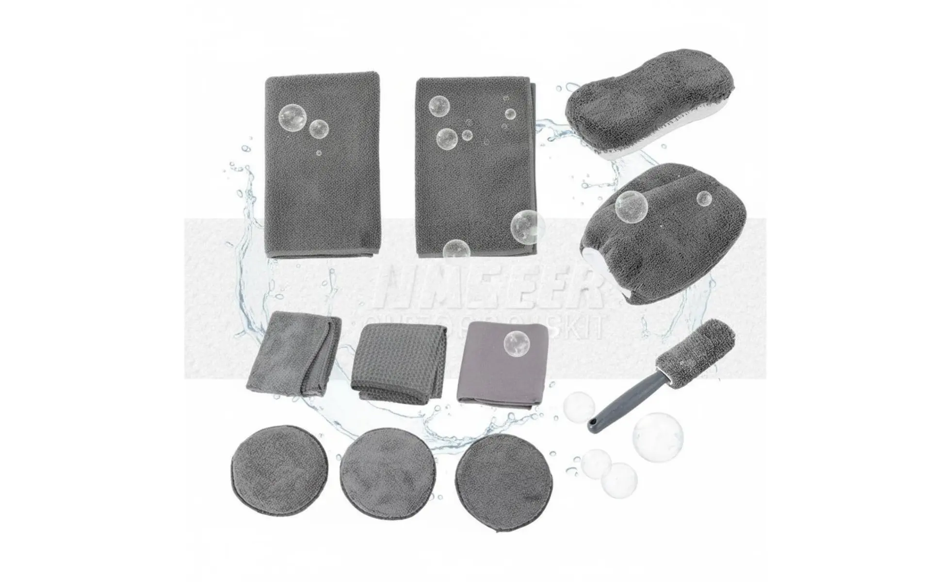 9 Pieces 9 Piece Car Cleaning Tool Set Portable Storage Bag Microfiber Car Wash Kit 9 Pieces 9 Piece Car Cleaning Tool Set Portable Storage Bag Microfiber Car Wash Kit