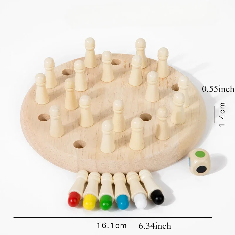 A Set Children'S Memory Training Game Chessboard Kindergarten Logical Thinking Tabletop Games Puzzle Parent Child Focus Power Cn