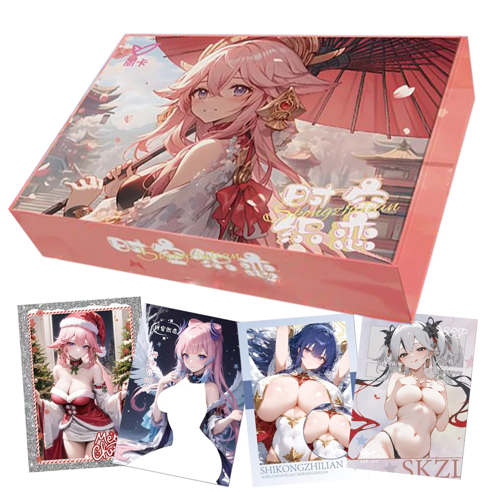 

Space-time The Weaving Goddess Story Collection Card For Children Yae Miko Tempting Mature Girls Limited Game Card Table Gifts