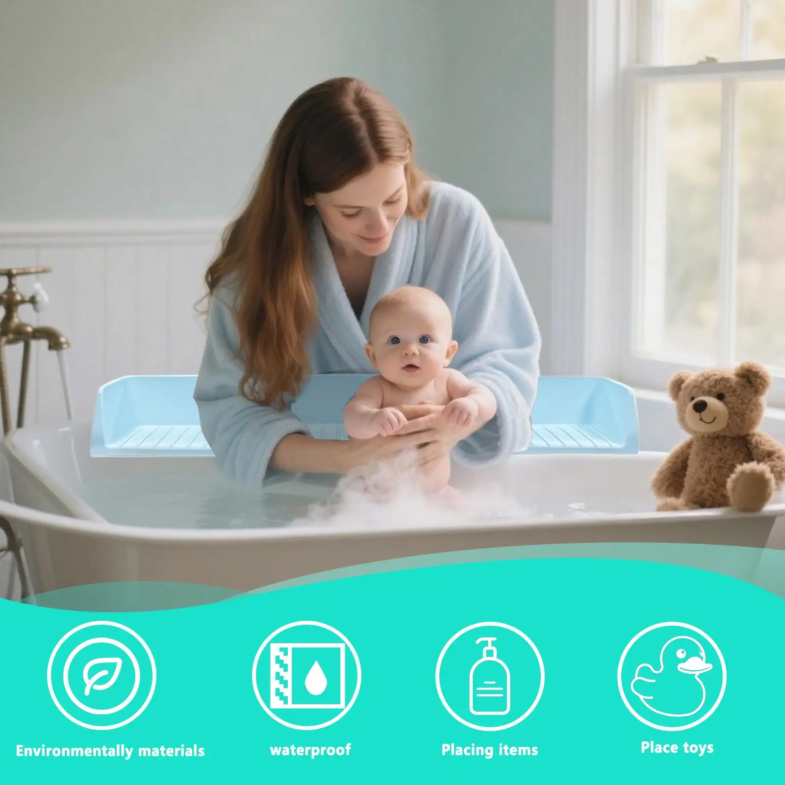 

Bathtub Water Guards Silicone Shield Bathroom Accessory Bath Tub Splash Guard For Shower Bathroom Sink Vanity Counter Desk