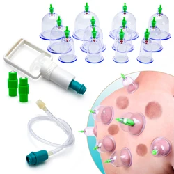 6or12 Pieces Suction Cups Massage Vacuum Cupping Body Massager Chinese Cupping Therapy Cans Cupping Set Cans for Massage