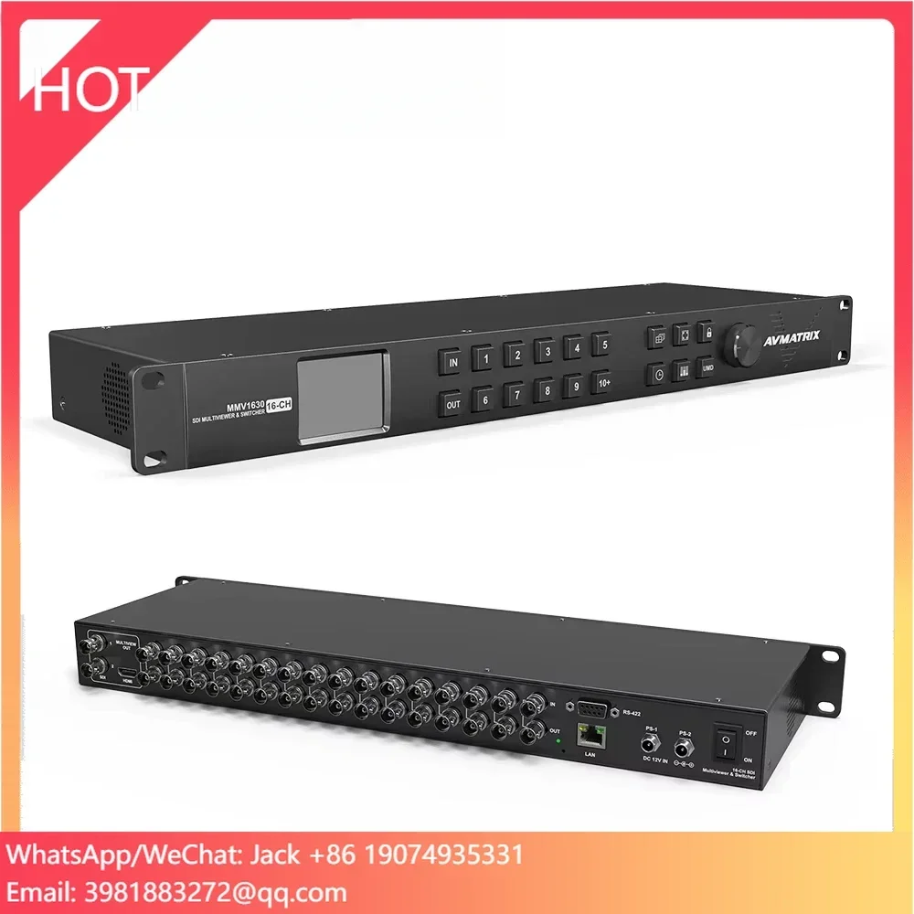 

AVMATRIX 16x16 3G HD SDI Matrix Switcher MMV1630