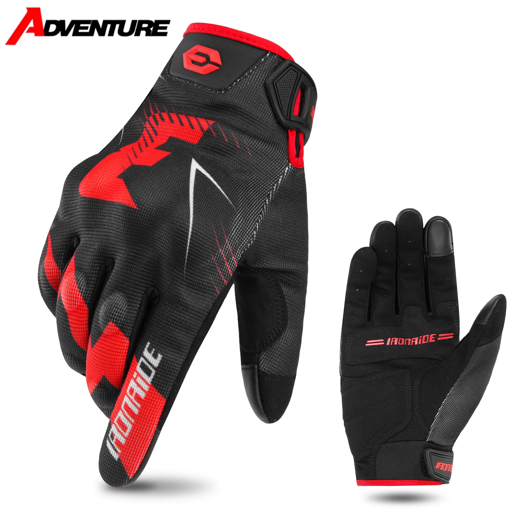 

Мотоциклетные перчатки, защита от падения, защита от столкновений, дышащие внедорожные перчатки для гонок на мотоциклах, перчатки для верховой езды с сенсорным экраном и полным пальцем