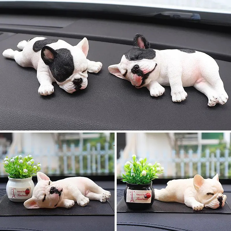 Skoda Auto Decoration Sharp and Sharp Fast Kodiak Korok Kermi French Bulldog Accessories