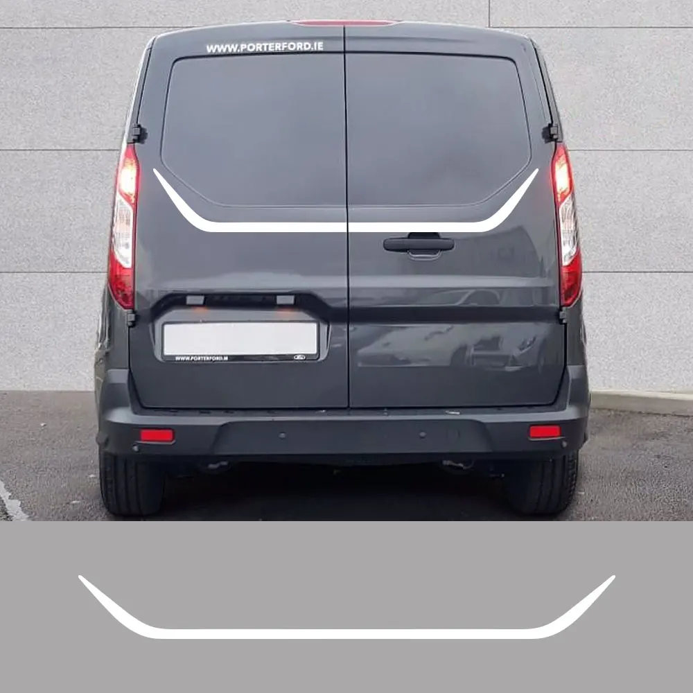 Car Rear Door Stickers Vinyl Film Decals for Ford Transit Connect Auto Accessories Tuning Camper Van Line Graphics Decoration