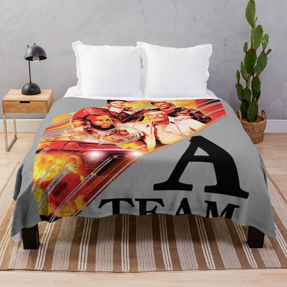 Shock Team Throw Blanket Custom Blankets Designer Blankets Thermal Blanket