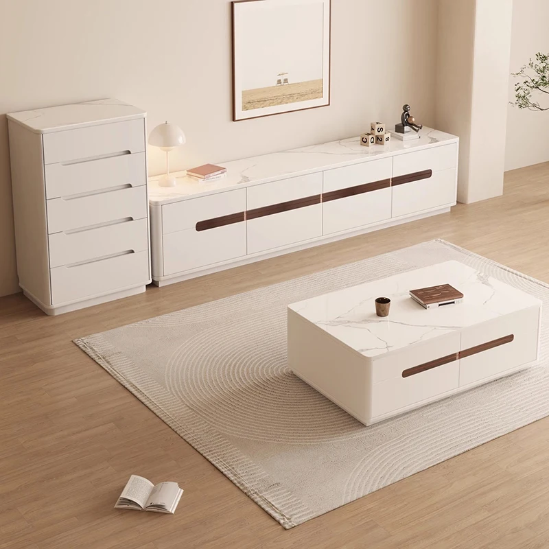 دعامات تلفزيون بتصميم فاخر فاخر، تخزين أنيق، حامل تلفاز إبداعي جمالي، أثاث غرفة المعيشة الحديثة Muebles Para Hogar