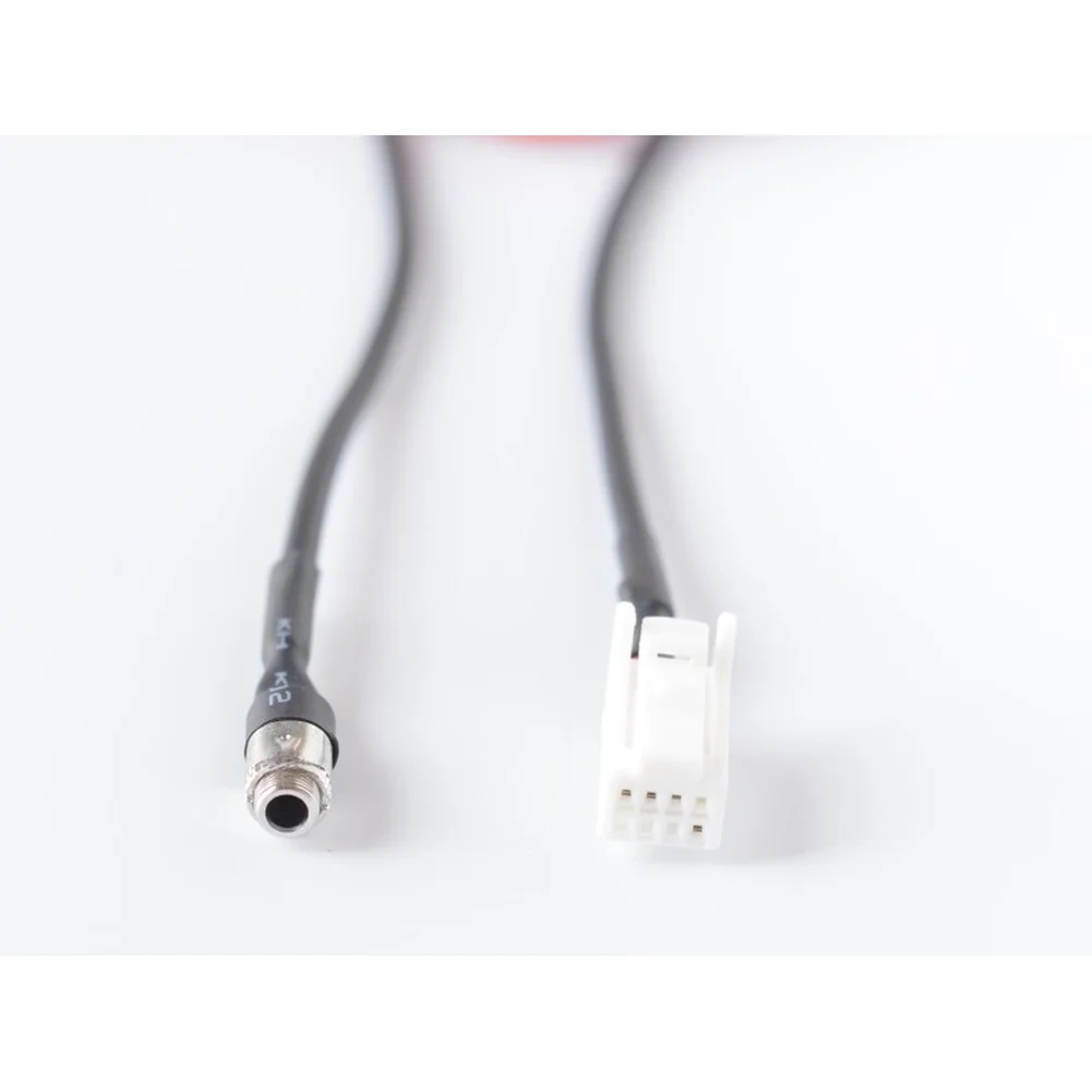 Car Stereo Installation 8Pin Radio Cable AUX Socket Connector Black Wear-resistant Plug-and-play Dashboard Mount