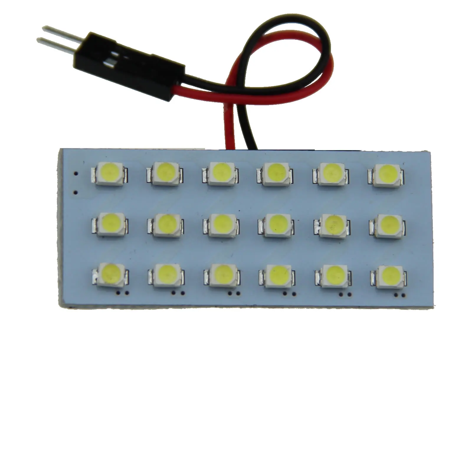 10x White RV Panel Interior Blub Door Lamp 18 Emitters 1210 SMD LED T10 festoon J103-W