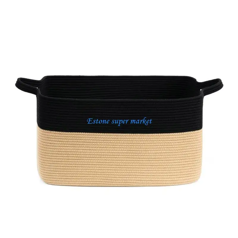 

090B Декоративный тканый органайзер для игрушек, книг, полотенец, многофункциональная корзина для хранения