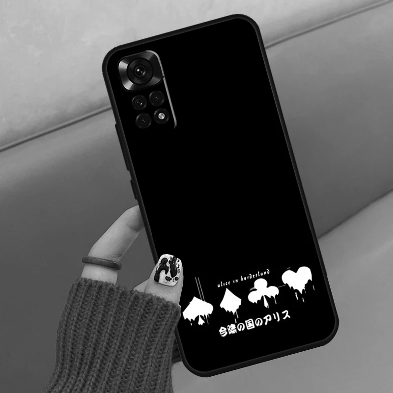 Alice in Borderland Phone Case For Xiaomi Redmi Note 8 9 10 11 12 Pro 11S 10S 9S 8T Redmi 10A 10C 9A 9C Cover