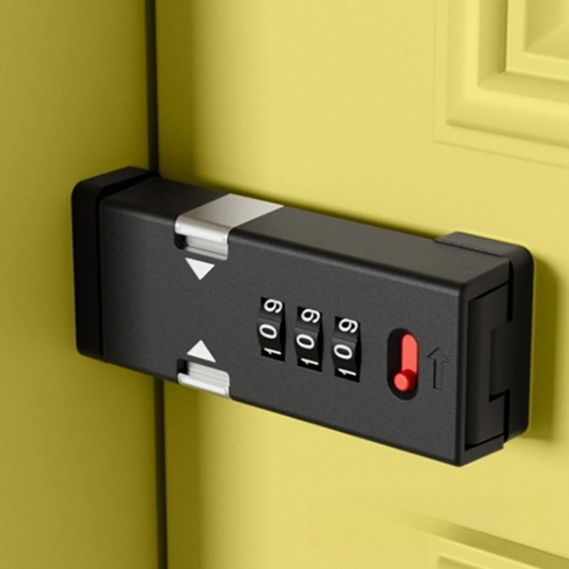 Adjustable Password Lock for Cabinets and Drawers Providing Keyless Security With Construction for Long Term Use
