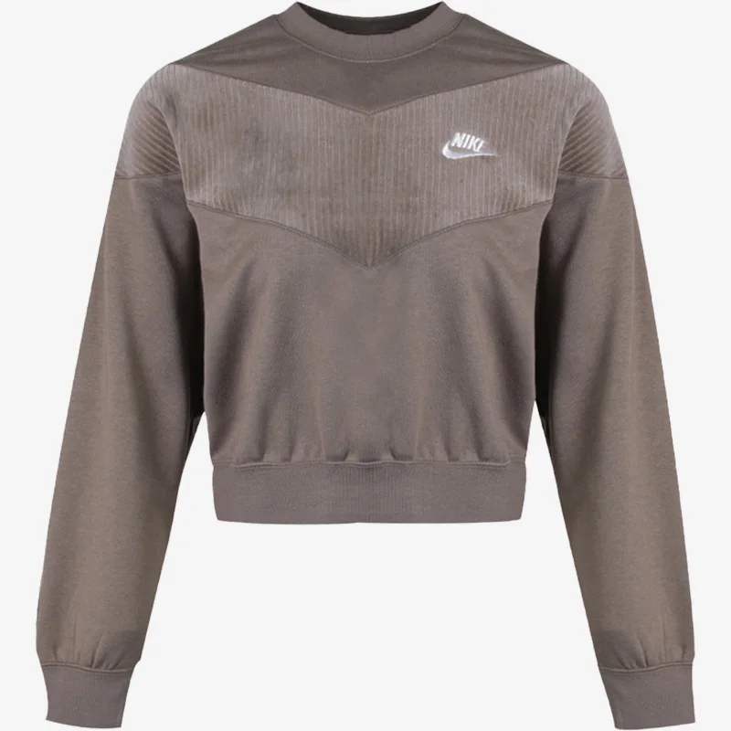 nike-genuine-women's-spliced-fleece-round-neck-sports-hoodie-pullover-cz1877-040
