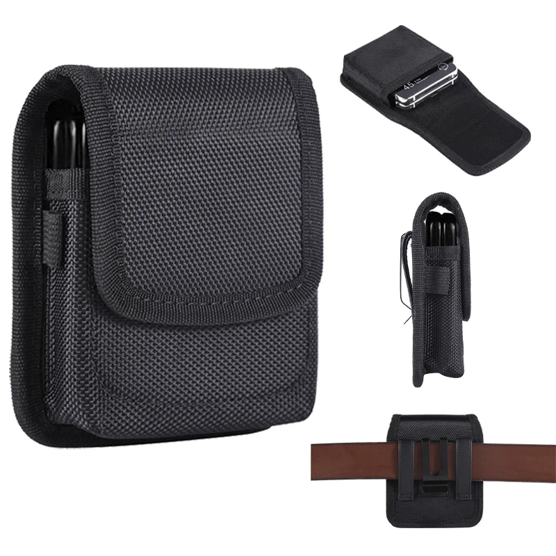 Oxford Cloth Pouch Belt Clip Folding Case For Samsung Galaxy