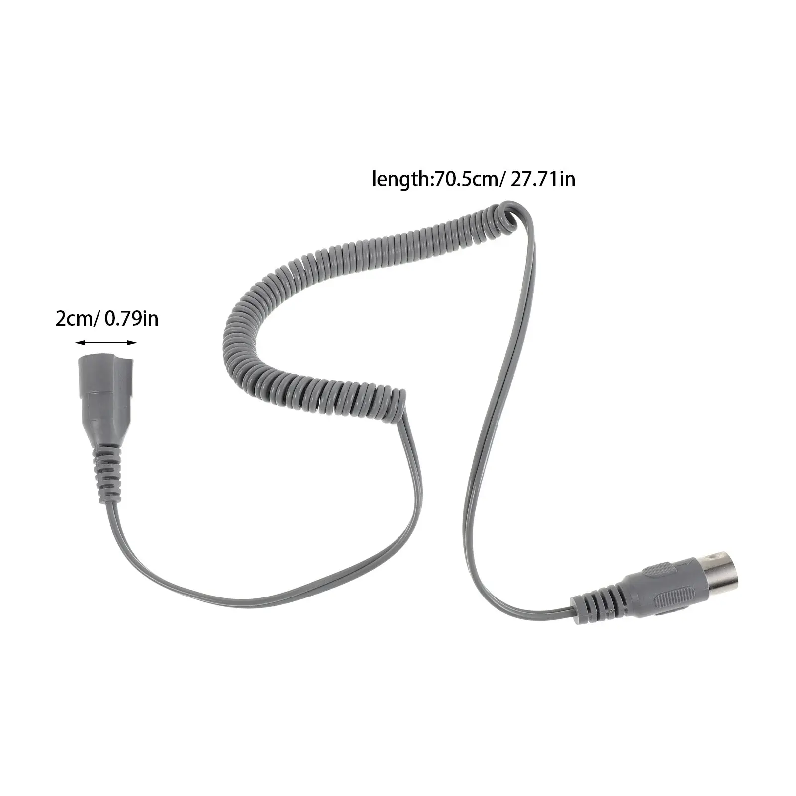 2Pcs 네일 드릴 교체 코드 모터 케이블 안정적인 전원 공급 장치 고속 30000Rpm 호환 전기 매니큐어 기계 부품