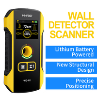 FNIRSI WD-02 Multifunctional Wall Metal Detector Wall Scanner with Positioning Hole AC Live Cable Rebar Wooden Beams Metal Pipes