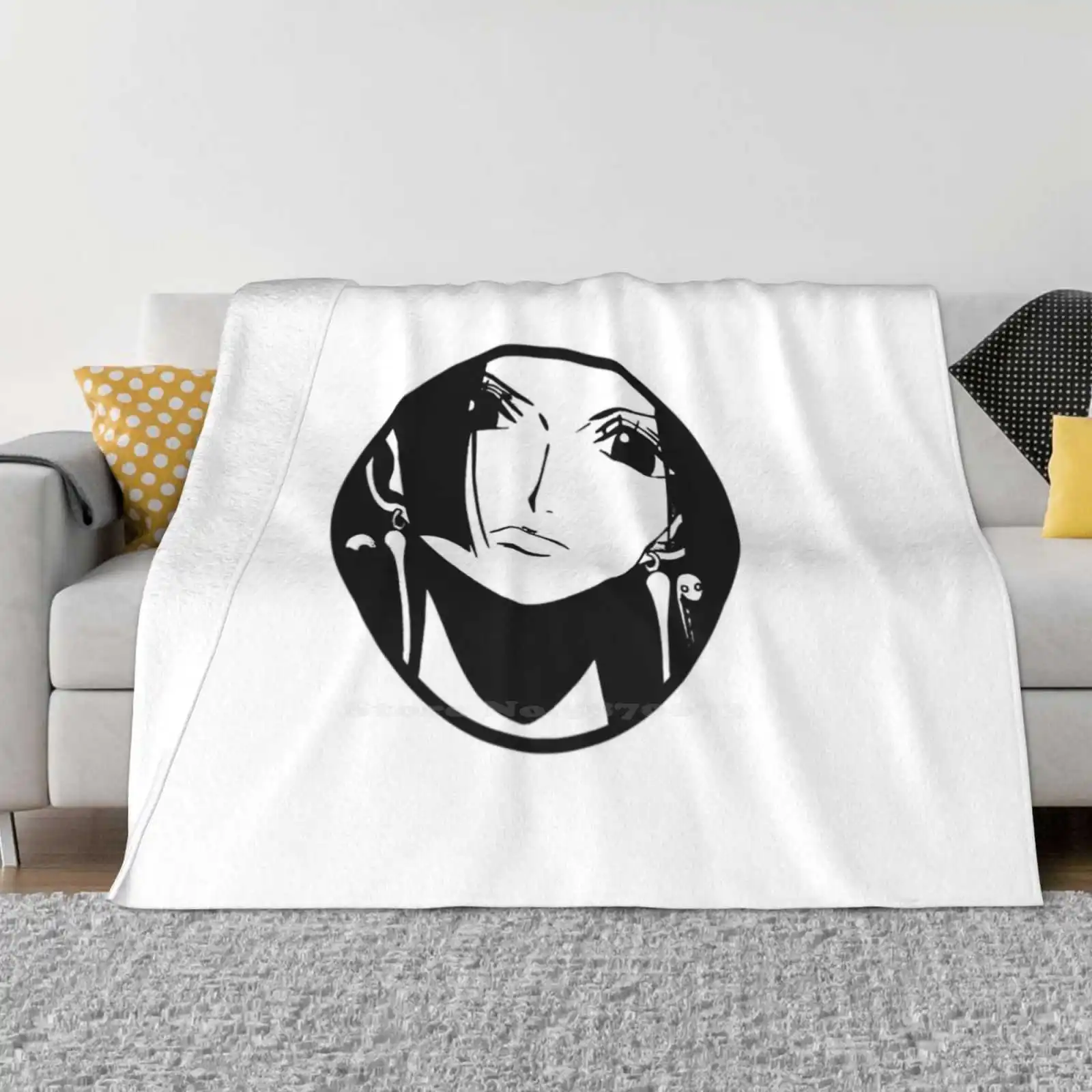 Boa Hancock Best Selling Room Household Flannel Blanket Boa Hancock Snake Devils Fruit Women Feminism Heart Love Mero Mero No