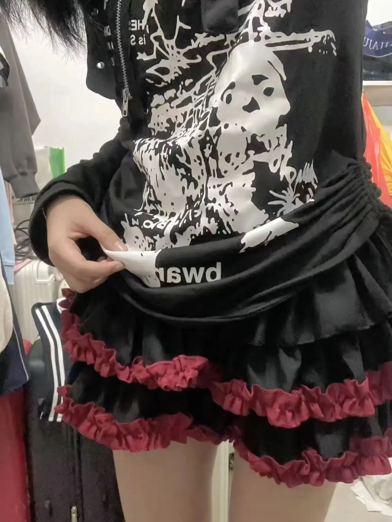 2026 Summer Casual Sweet Skirts for Women Pure Desire Ruffle Layered Cake Mini Skirts Chic Retro Spicy Girl Daily Female Clothes
