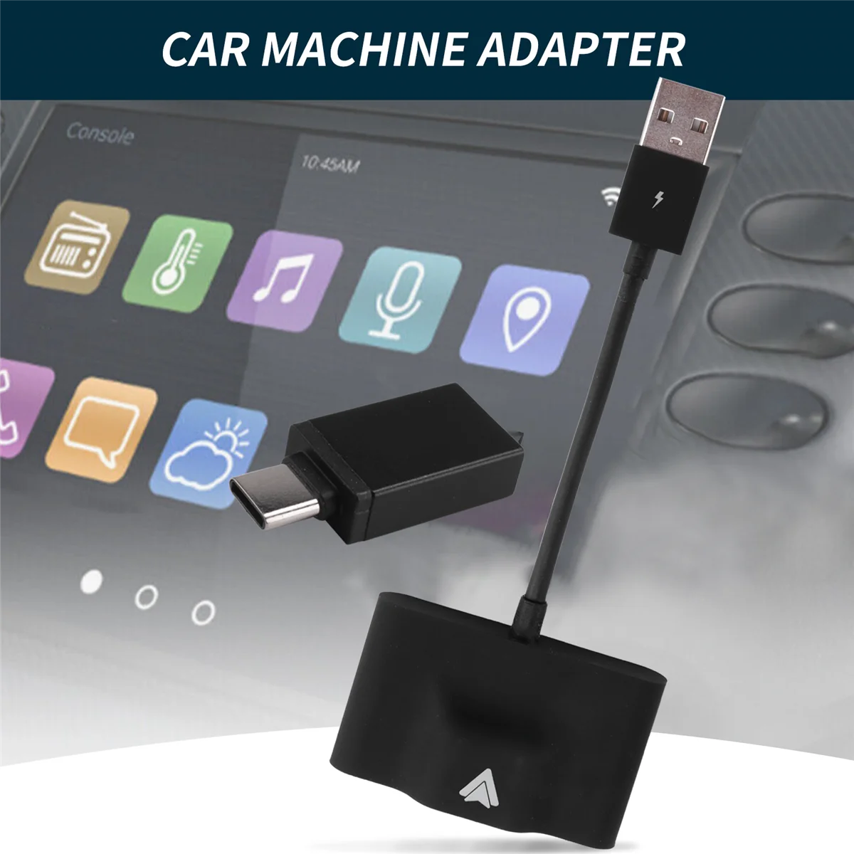 2025+ Android Auto Wireless Adapter for Wired Android Auto Car Plug & Play Easy Setup AA Wireless Android Auto Dongle