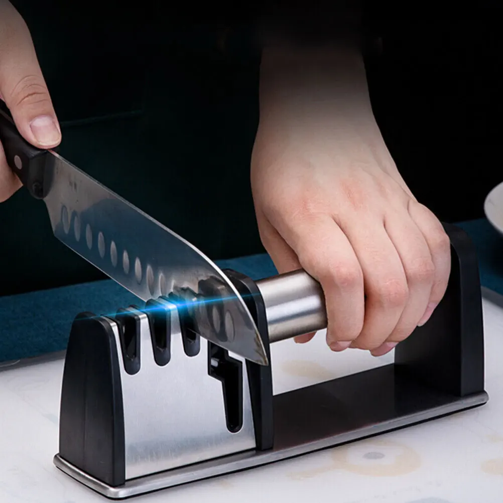 

Knife Sharpener Anti slip Tungsten Steel H held Tool for Scissors Cutlery Ergonomic Kitchen Gadgets Household Accessories