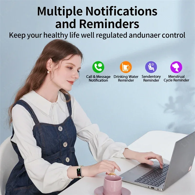 2025 جهاز تعقب للياقة البدنية الساعات للنساء الرجال مع مراقب معدل ضربات القلب النوم المقتفي IP68 مقاوم للماء عداد الخطى 1.47 "ساعة ذكية رجل
