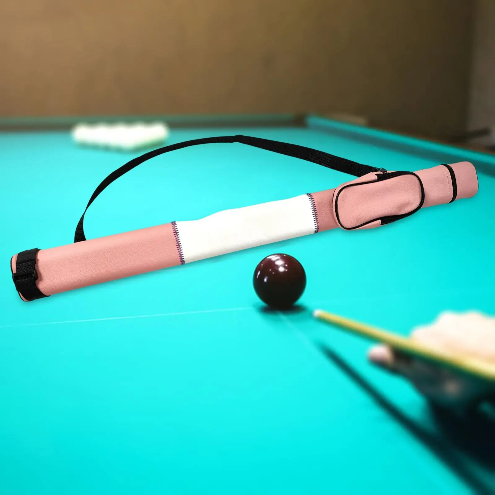 Billiard Cue Rod Box Pool Cue Bag Accessories Protector Lightweight Billiard Pool Cue Stick Cue Storage Pouch for Outdoor