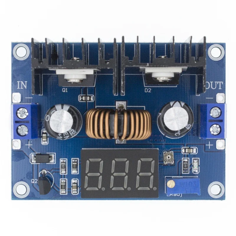 LED Voltmeter PWM Adjustable 4-36V To 1.25-36V Step-Down Board Module XL4016 8A 200W DC-DC Power drop Module