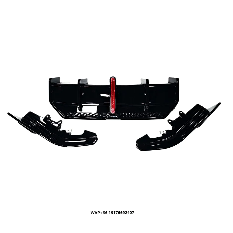 

Suitable for 2 BMWSeries G42 Two Door M240i Modified ABS Bright Black Belt Light Rear Lip Rear Diffuser