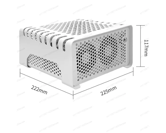 Computer Case Desktop ITX Small Chassis, Living Room Mini Horizontal Chassis Case Q3 Chassis