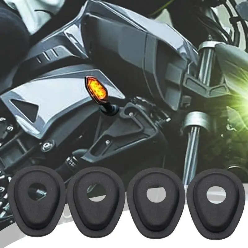 Motocross Directional Light Plate 4pcs Indicator Mounting Spacer For Motorcycle Motocross Adapter Mounting Plate For Most Motorc