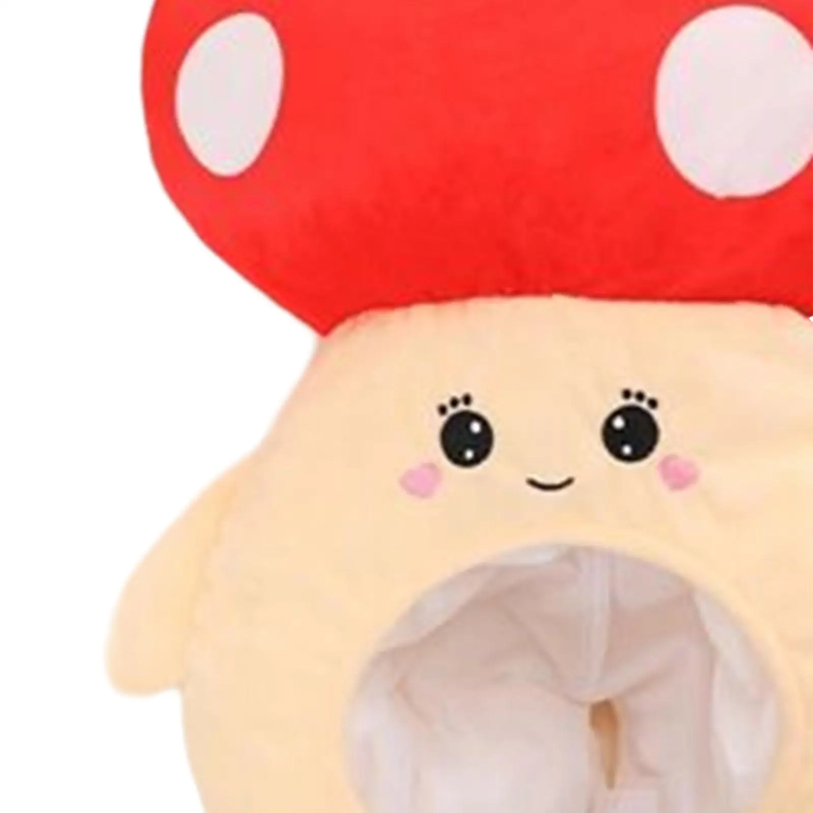 Lovely Plush Mushroom Hat Costume Hats Cosplay Headwear Headdress Stuffed Toy