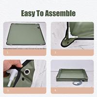 Outdoor Temporary Folding Shower Enclosure Base Drainage Hole Basin Waterproof Tent Awning Bottom For Pet Bath RV Camping Travel
