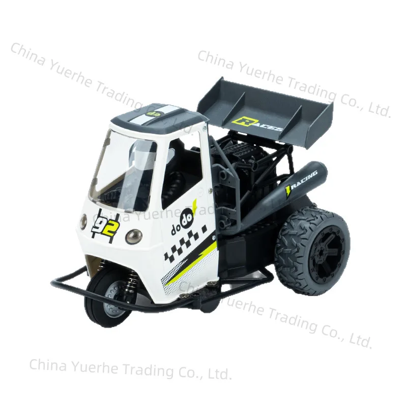 

1:16 трехколесный распылитель с дистанционным управлением, автомобиль с дистанционным управлением для дрифта, мотоцикл, Тук Тук, радиоуправляемый внедорожник, орнамент, автомобиль