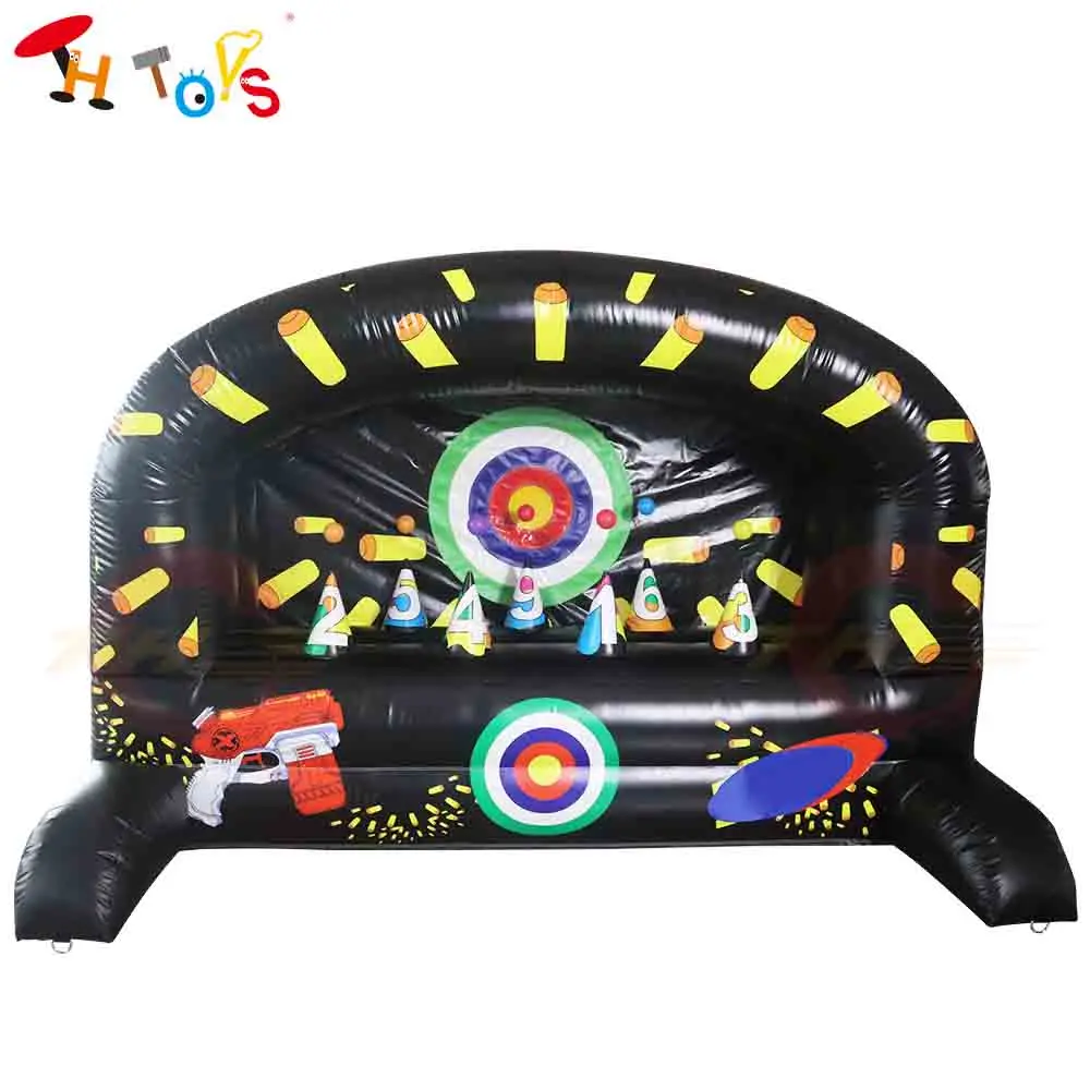 

Fast Shipping 3x1.5x2mH Inflatable Balls Shooting Game Outdoor Carnival Events Inflatable Sport Game Toys for Sale