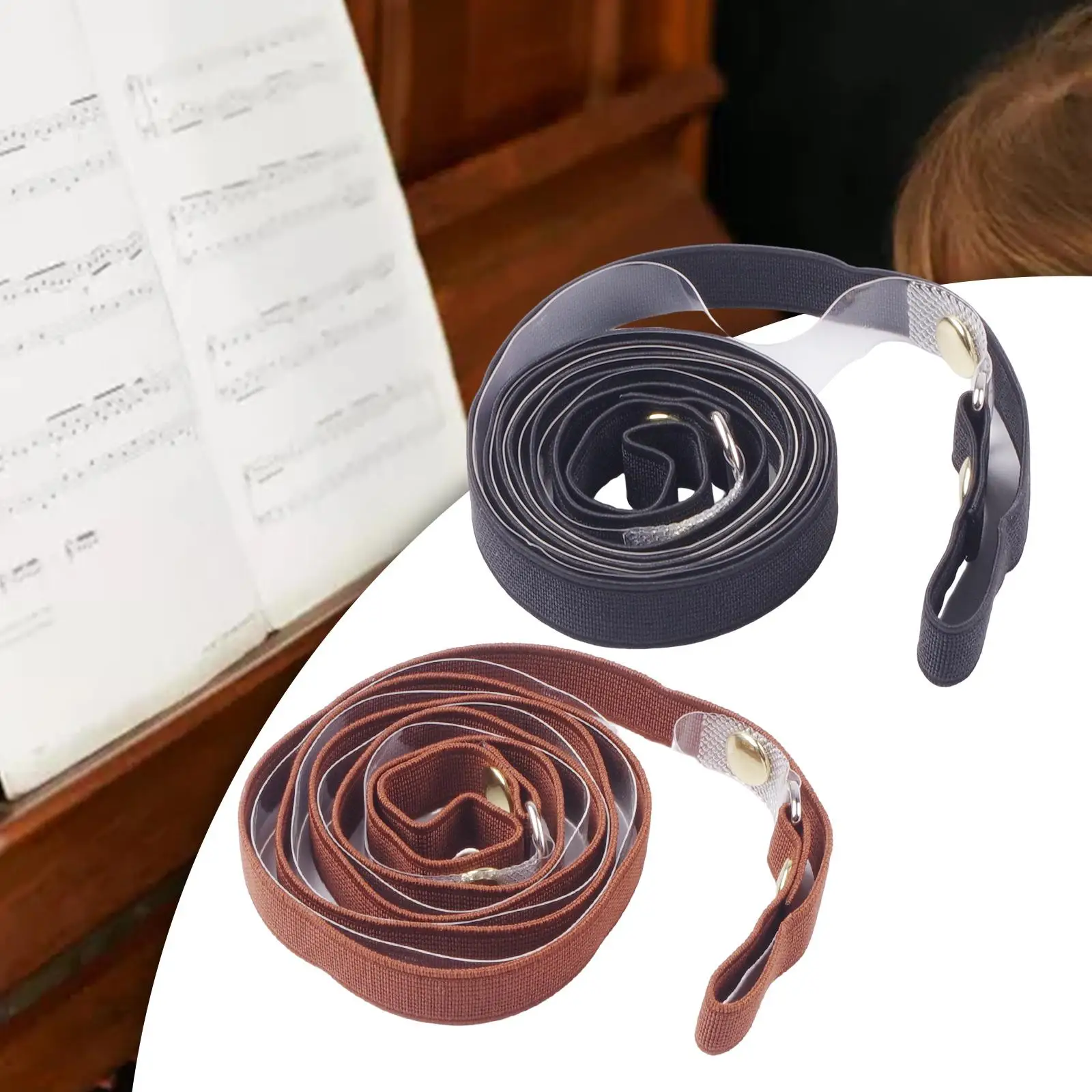 Music Book Clip Strap Lightweight Sturdy for Manuals Guitar Cooking Recipe