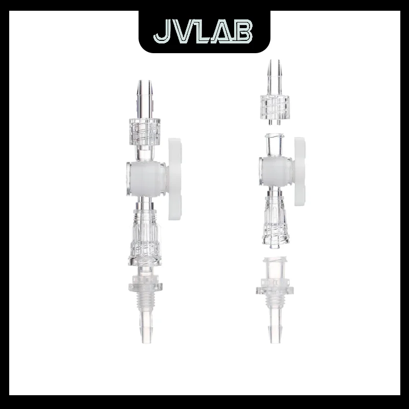 

Luer Connector Negative Ressure Buffer Bottle Switch Valve Plastic Sampling Bottle Vacuum Bottle Fermentation Tank JVLAB