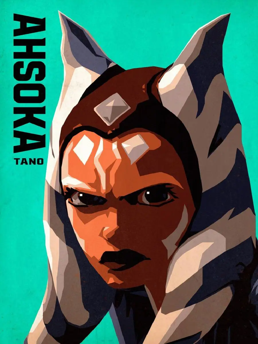 Ahsoka Tano Wall Poster  HighQuality TV Show Print for Home Decor Cultural Collection Vibrant Wall Art for Living Room  Bedroom