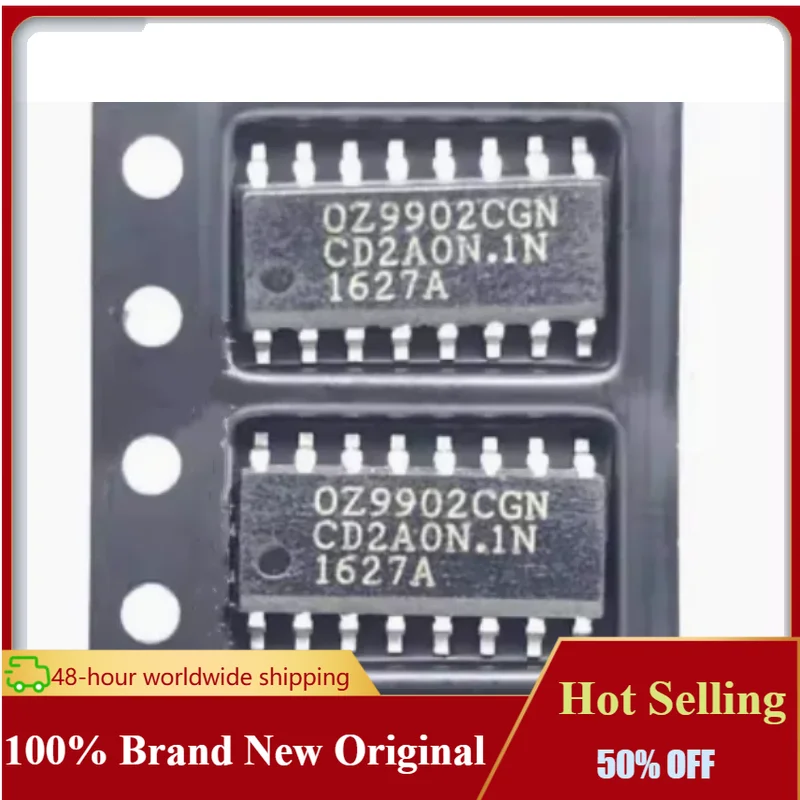 5PCS 100% New OZ9902CGN-A-0-TR OZ9902EGN-A-0-TR SOP-16 Brand New Original Chips IC Hot Selling