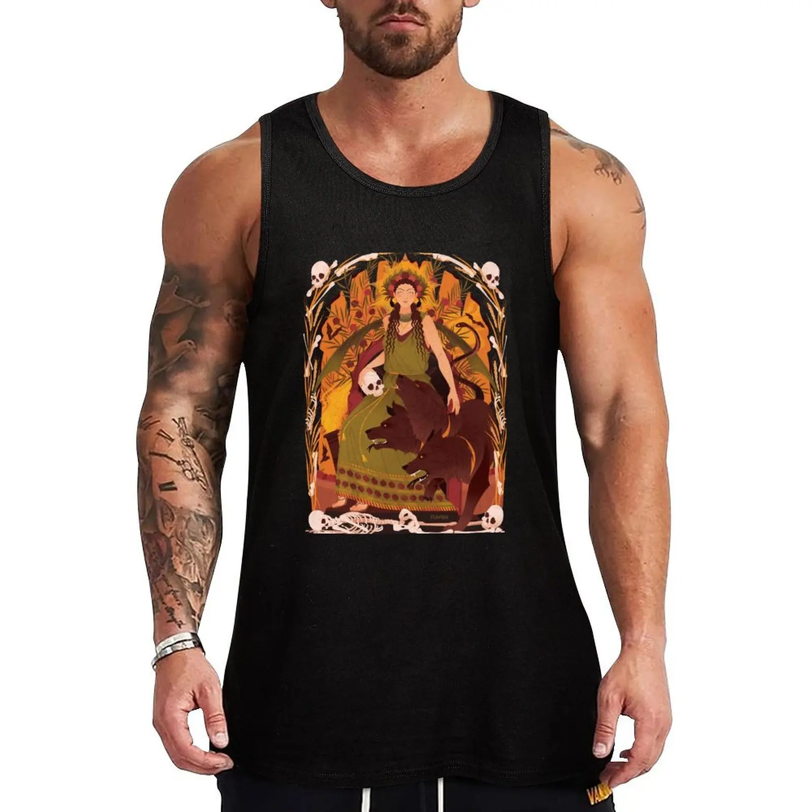 

Persephone Tank Top singlet for men basketball clothing bodybuilding for men