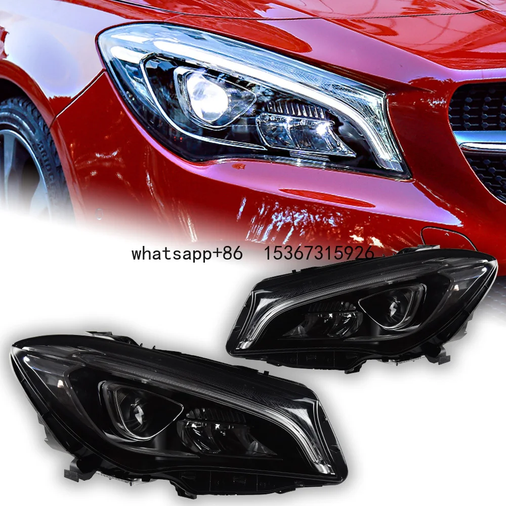 

Car Lights for Benz W117 Headlight Projector Lens Cla-Class Cla180 Cla200 CHead Lamp LED Headlights Drl Automotive Accessories