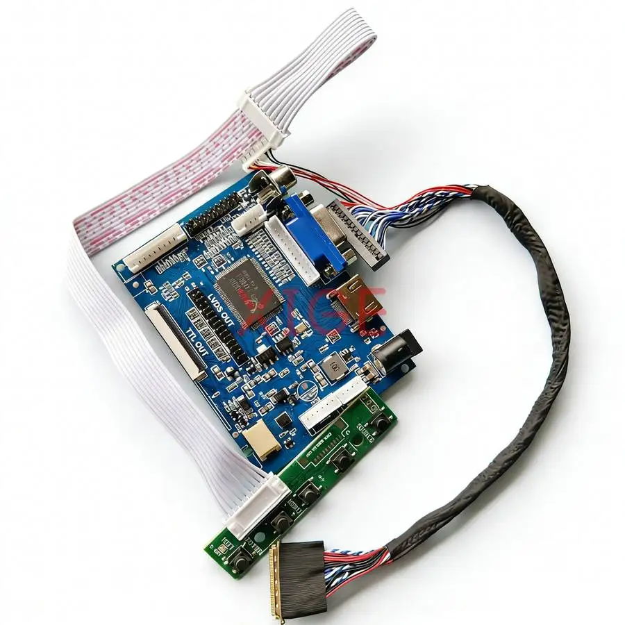 

For NT156WHM HB156WX1 HT156WXB M156NWR2 Controller Drive Board Kit AV+HDMI+VGA Laptop Monitor Panel 1366*768 1366x768 LVDS 40Pin
