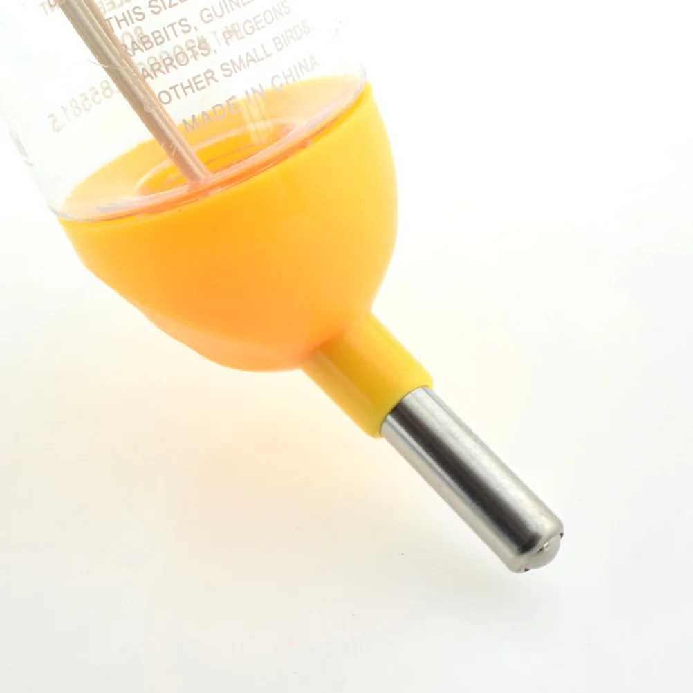 

80Ml Hamster Drinking Bottle No Drip Small Animal Water Dispenser Hanging Mount Easy Install Monitor Intake Level