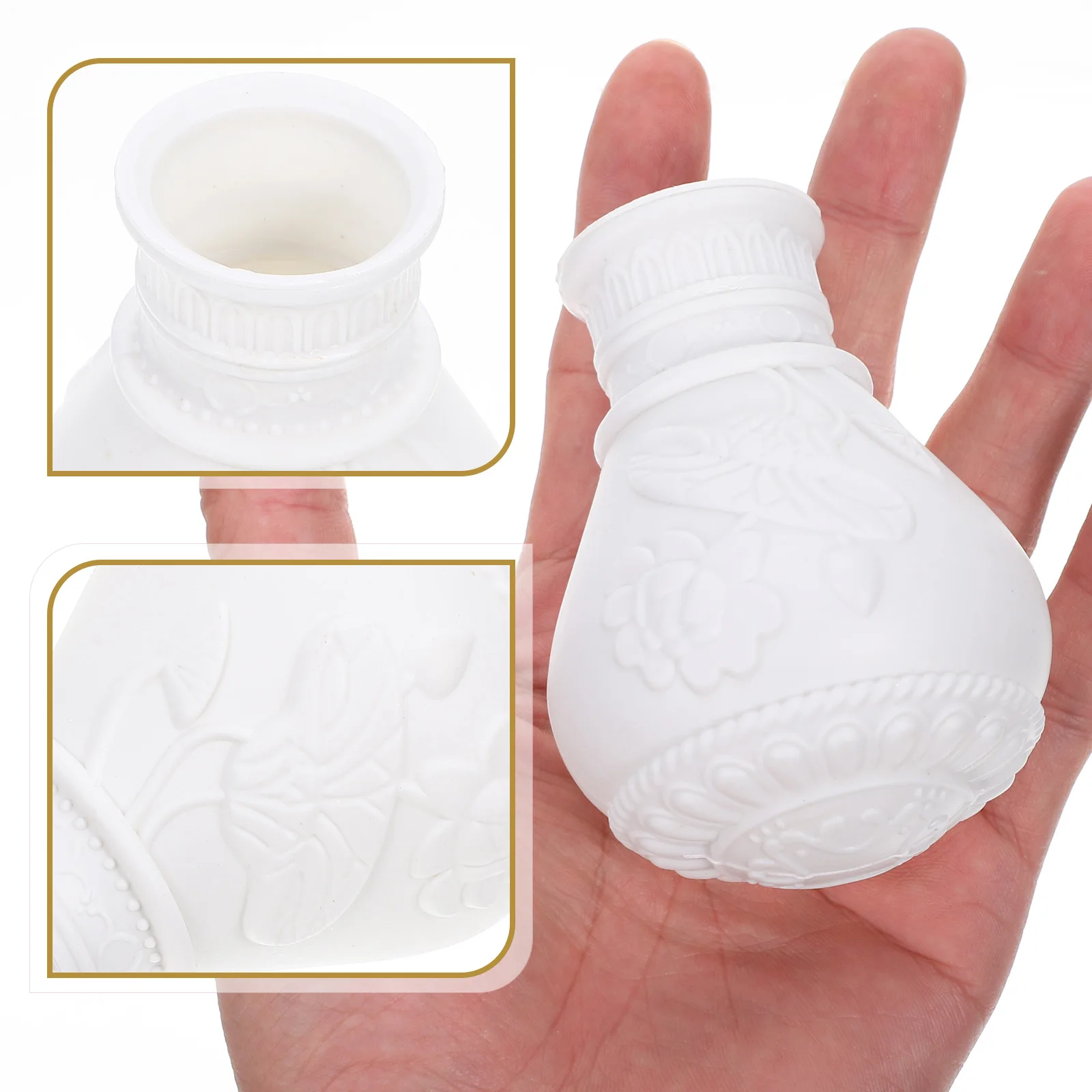 10 قطعة ينتهي رأس الزخرفية للستارة الزخرفية رئيس الستار قضبان المنزل مكتب نافذة القطب الروماني الملحقات #5