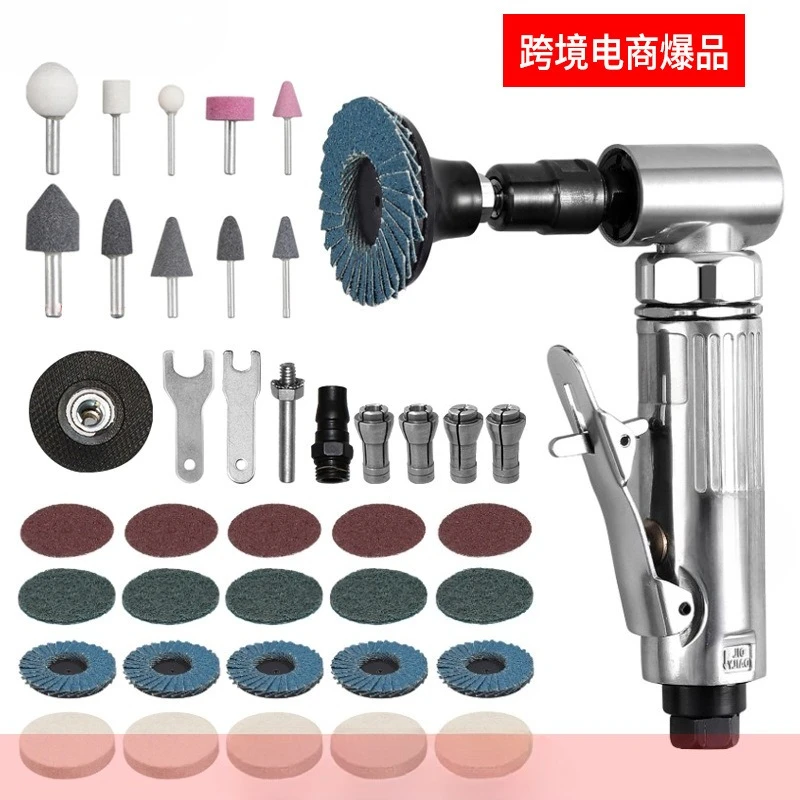 90 degree elbow pneumatic engraving mill grinder air mill pneumatic tire repair grinder grinding wheel machine polishing