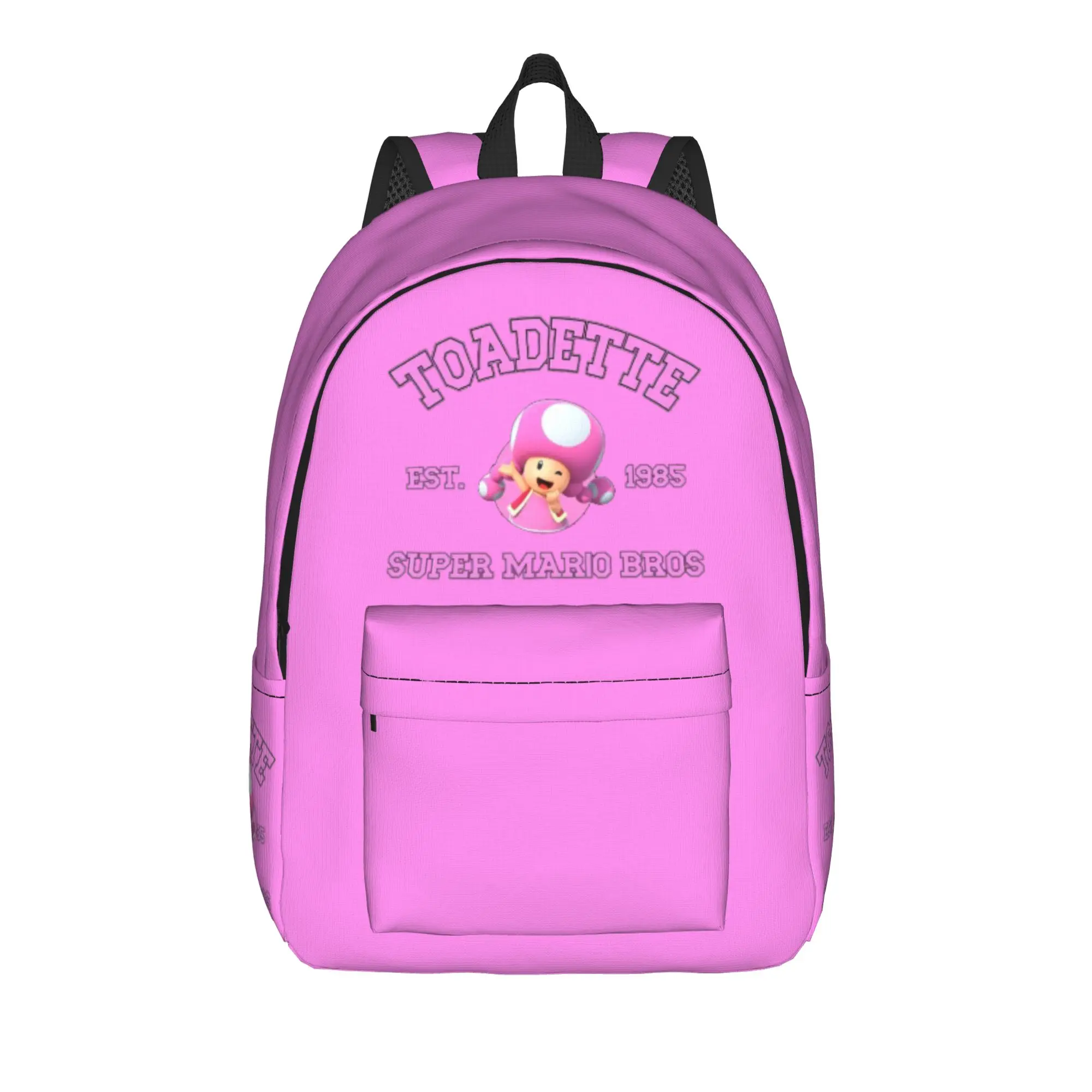 Marioes characters est.1985 Teenage Backpack Durable High School Hiking Travel  Daypack for Men Women Laptop Shoulder Bag