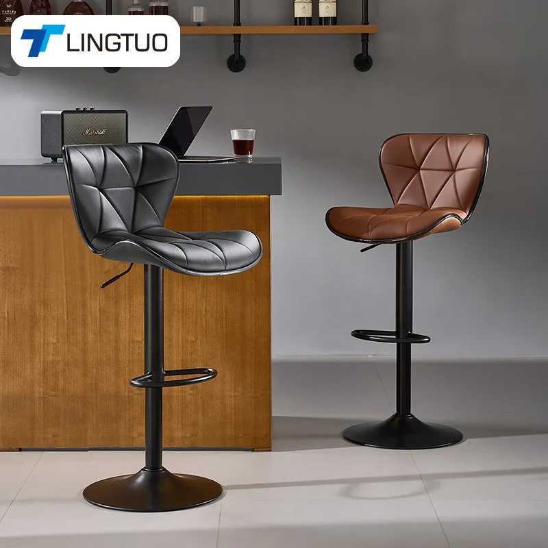 

Durable Bar Front Desk High Stool Bar Chair Island Chair Lifting Bar Butterfly Bar Chair