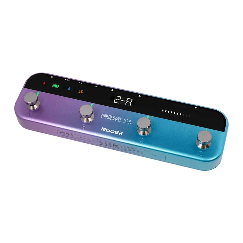 Mooer Prime S1 All-In-One Pedalboard For Guitar Effects And Tones, Looping Music