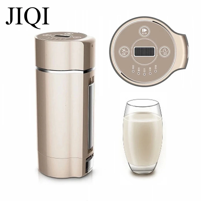 Soymilk Maker Food Blender Electric Juicer Grain Grinder Soya Bean Milk Heater Machine Filter-free Puree Mixer Congee Cooker EU