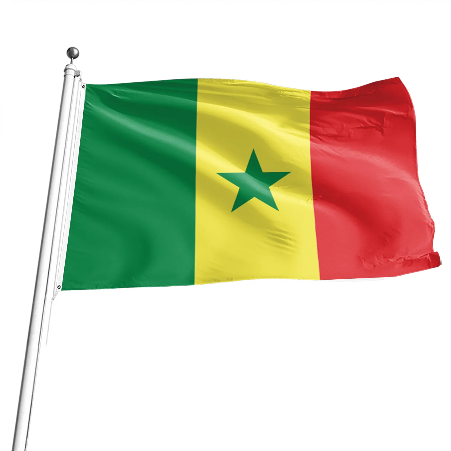Custom 90x150cm Senegal National Flag/30*45cm  Car Flag /14*21cm  Senegal Table Desk Or String Flag Banner for Decoration